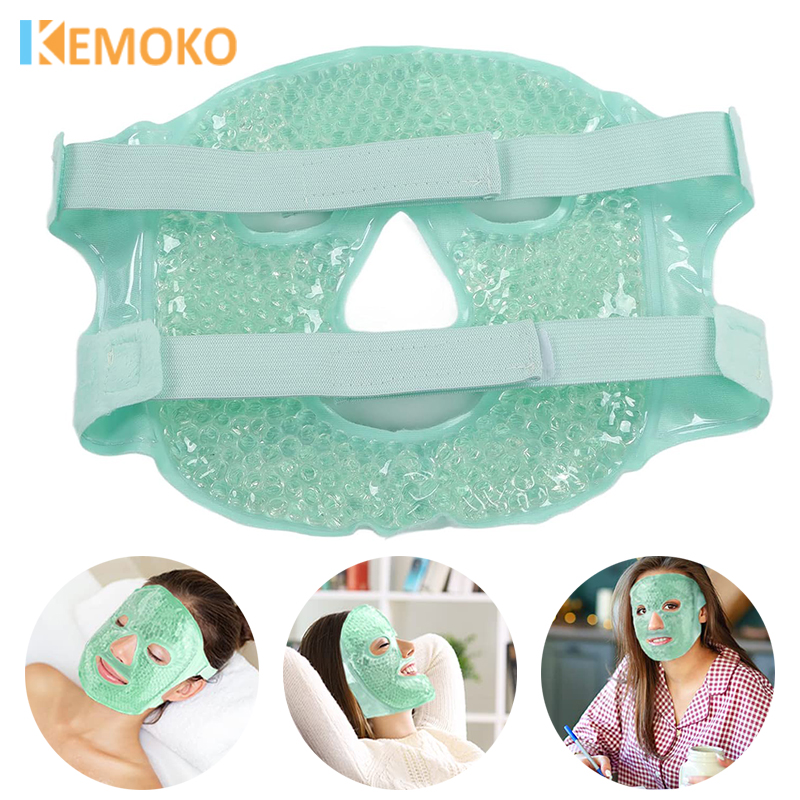 アイスマスク コールドフェイスアイマスク アイスパック 顔の - Eye Mask Heated のレビューと価格