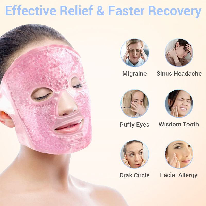 アイスマスク コールドフェイスアイマスク アイスパック 顔の - Eye Mask Heated のレビューと価格