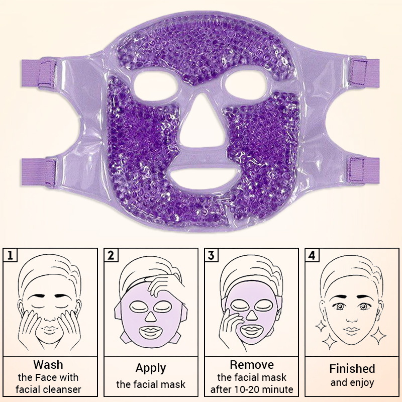 アイスマスク コールドフェイスアイマスク アイスパック 顔の - Eye Mask Heated のレビューと価格