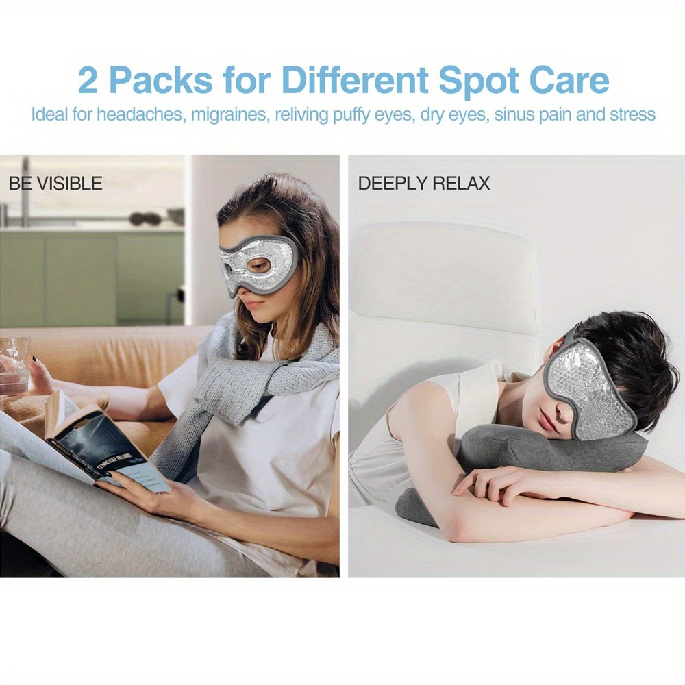 2 ピース/セットゲルアイマスク冷却アイマスクドライアイケア - Eye Mask Heated のレビューと価格