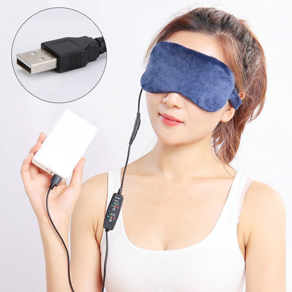 超ソフト布製電気加熱アイマスク USB充電式 温湿布 目の疲 - Eye Mask Heated のレビューと価格