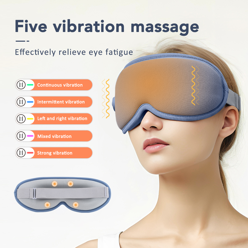 3D アイマッサージャー 5 振動 3 レベル温度加熱スリー - Eye Mask Heated のレビューと価格
