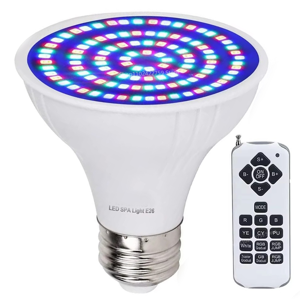 LED スイミングプールライト E27 E26 電球 IP6 - Xy Spa & Wellness George Town Photos のレビューと価格