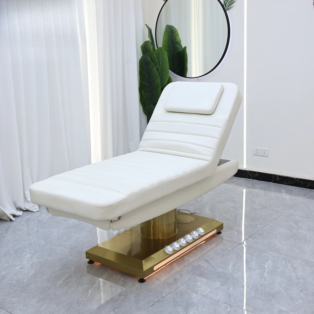電動3モーター調節式ビューティーラッシュフェイシャルテーブル - Spa Wellness Beauty のレビューと価格