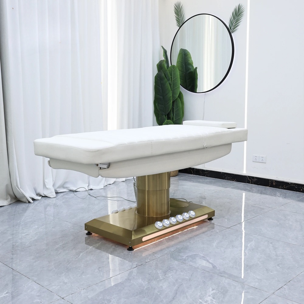 電動3モーター調節式ビューティーラッシュフェイシャルテーブル - Spa Wellness Beauty のレビューと価格